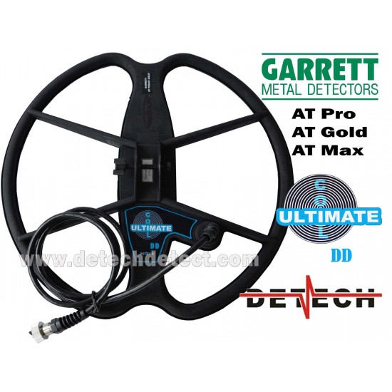 DETECH 13 Ultimate DD Search Coil For Garrett AT Pro AT Gold And AT Max Metal Detector | Detech | 13 Ultimate DD